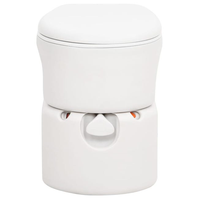 Maison Exclusive - Toilette Integrata da Campeggio Bianca 24+17 L HDPE e  Smalto