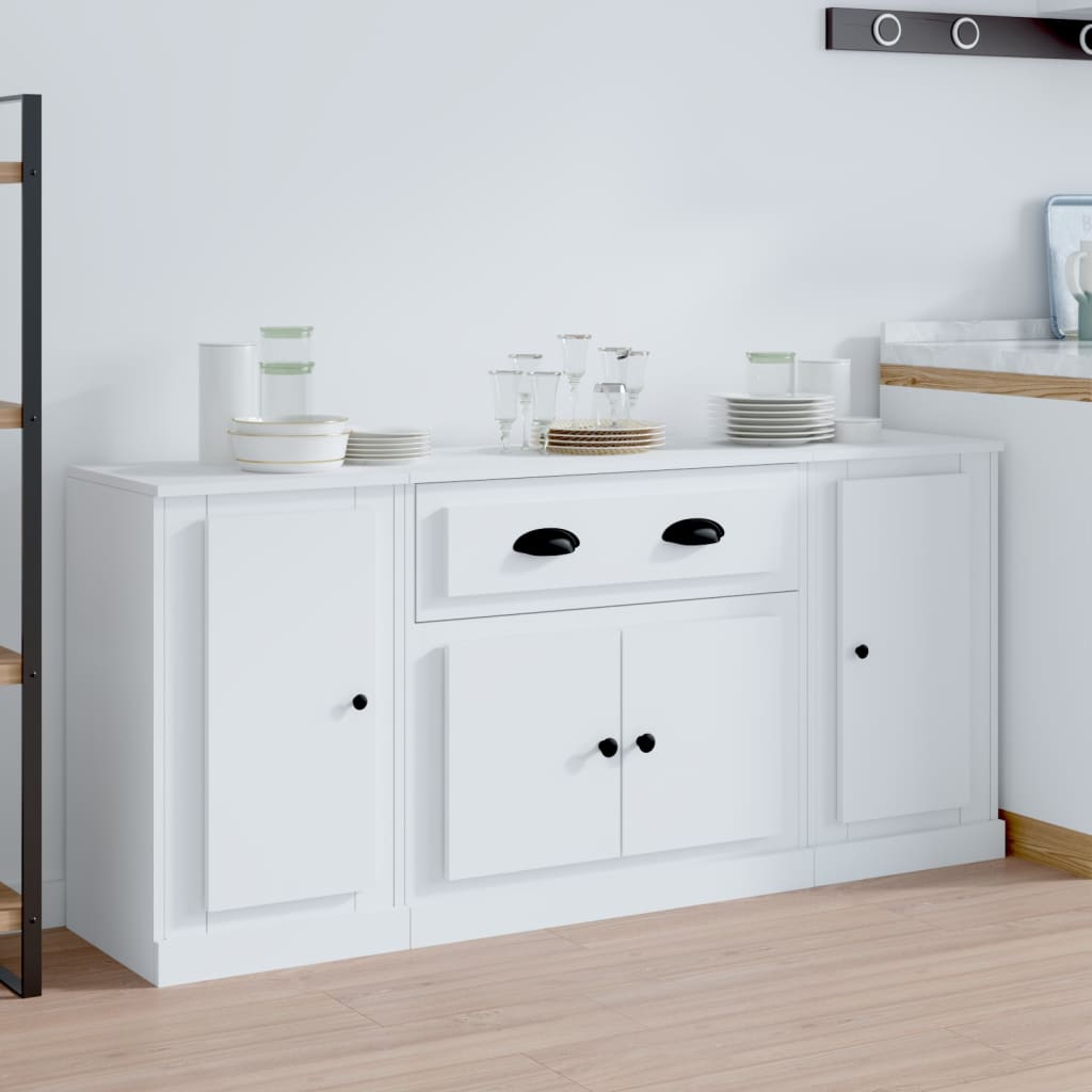 Maison Exclusive Credenze Pz Bianco In Legno Multistrato Leroy Merlin