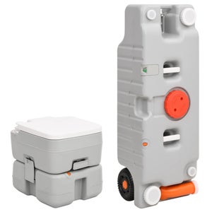 Toilette WC chimique de camping car portable 20L caravane van