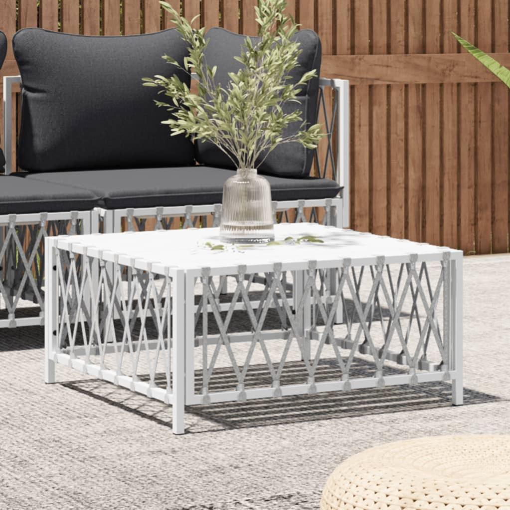 VidaXL Tavolo Consolle Bianco 106x35x75 cm in Acciaio | Leroy Merlin