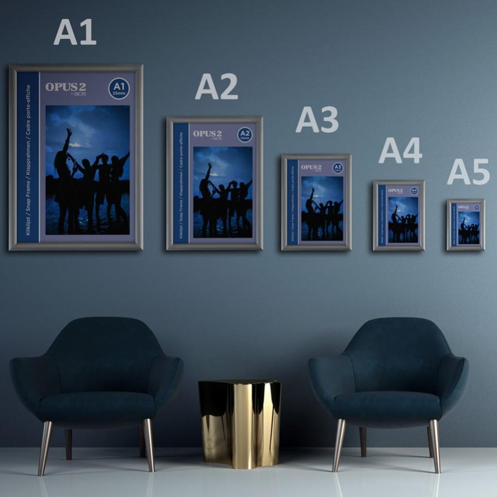 Infostand Europel Economy A3 - Espositore Autoportante Per Poster E Menù