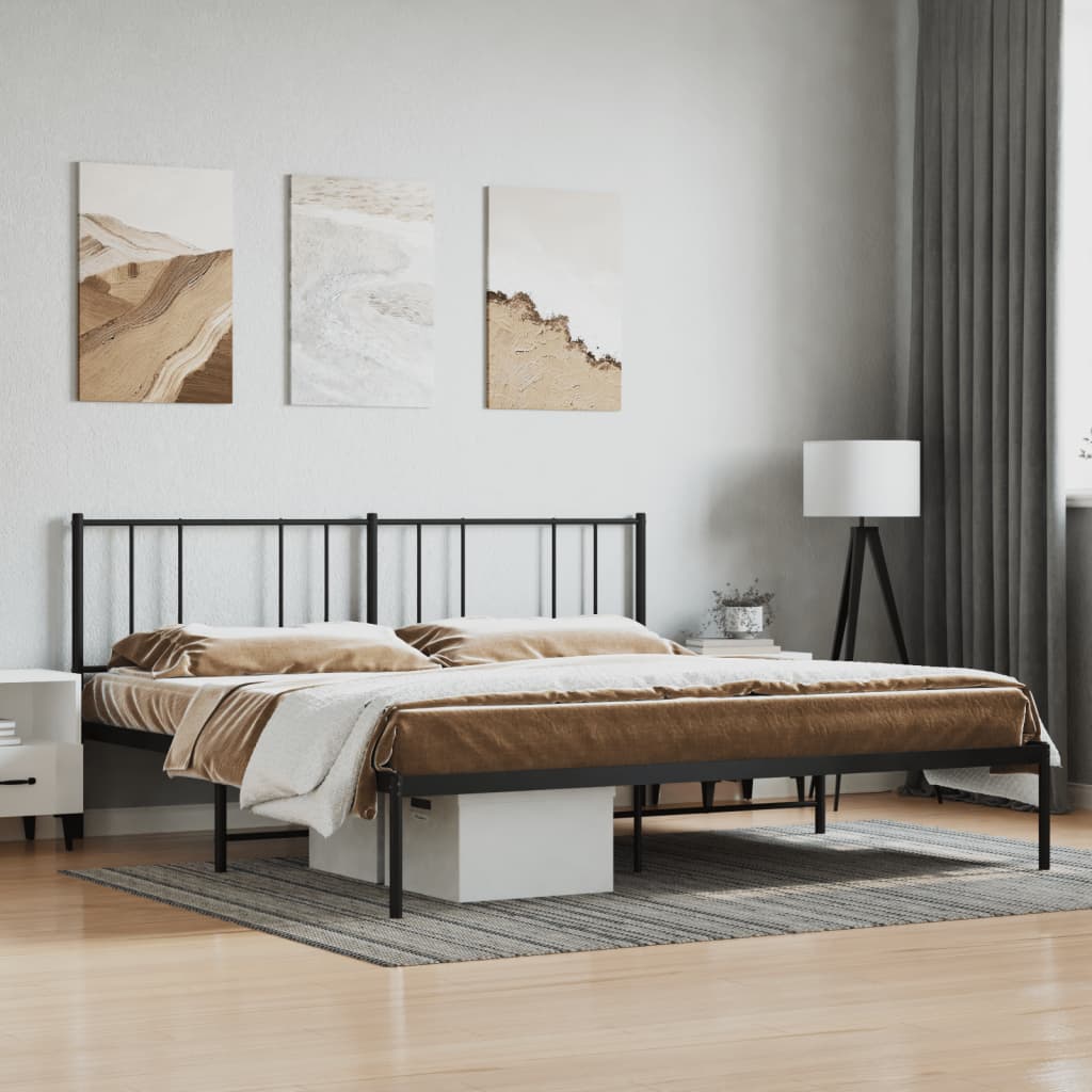 Maison Exclusive Estructura de cama de metal 180x200 cm