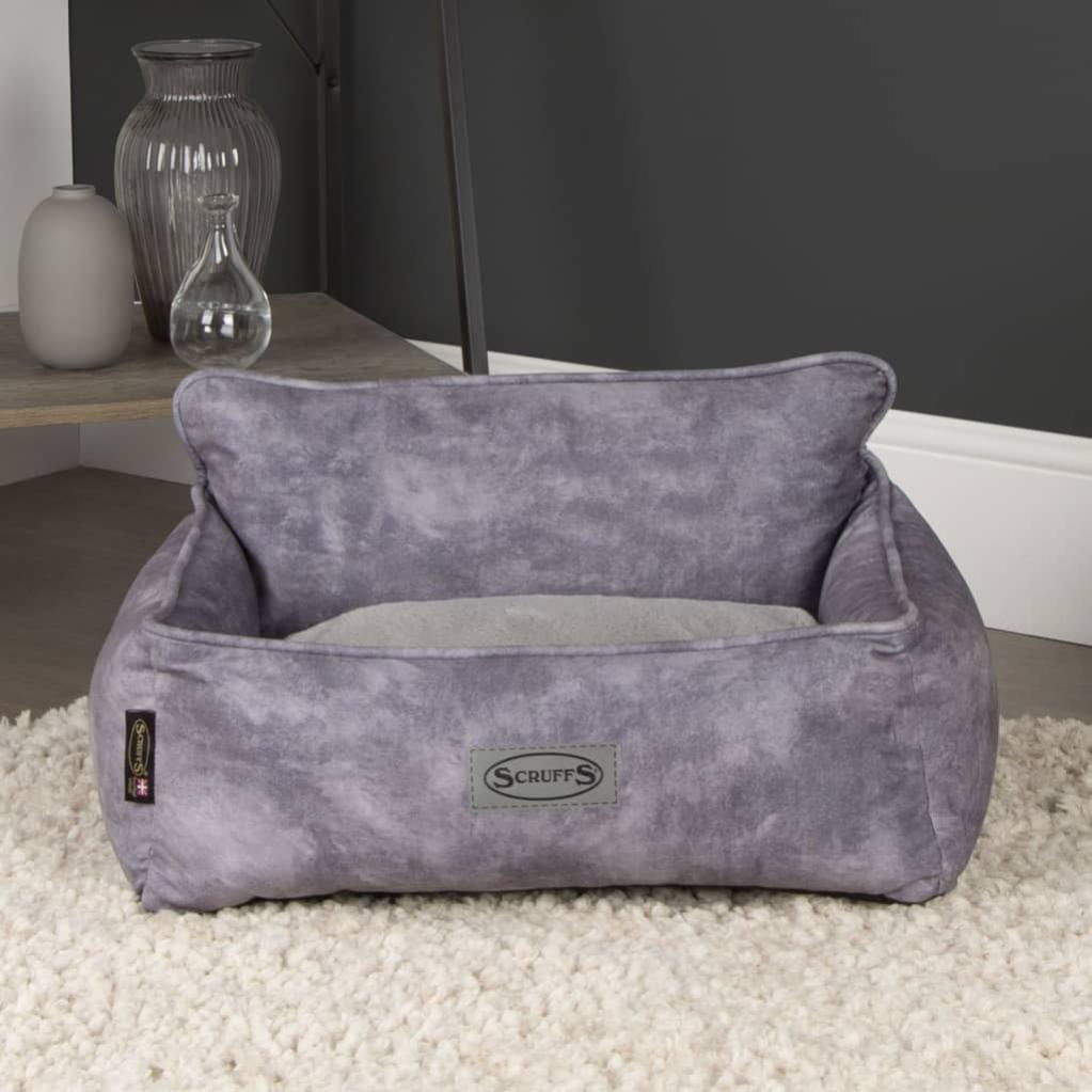 Divano Per Cani Hunter Boston 60x50 Cm - Grigio, Cucce Comfort Per Cani Di Piccola Media Taglia - Foto 3