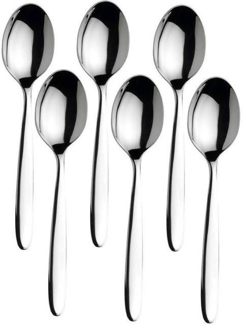 Cucchiaino da Caffe Espresso 6 pezzi Magic in acciaio inox 18/10 lucido Cucchiaino da Caffe Espresso 6 pezzi Magic in acciaio inox 18/10 lucido