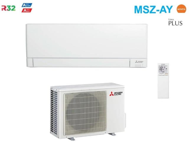 Mitsubishi MSZ-AY R32 Climatizzatore a parete dual split inverter Wi-Fi Mitsubishi MSZ-AY R32 Climatizzatore a parete dual split inverter Wi-Fi