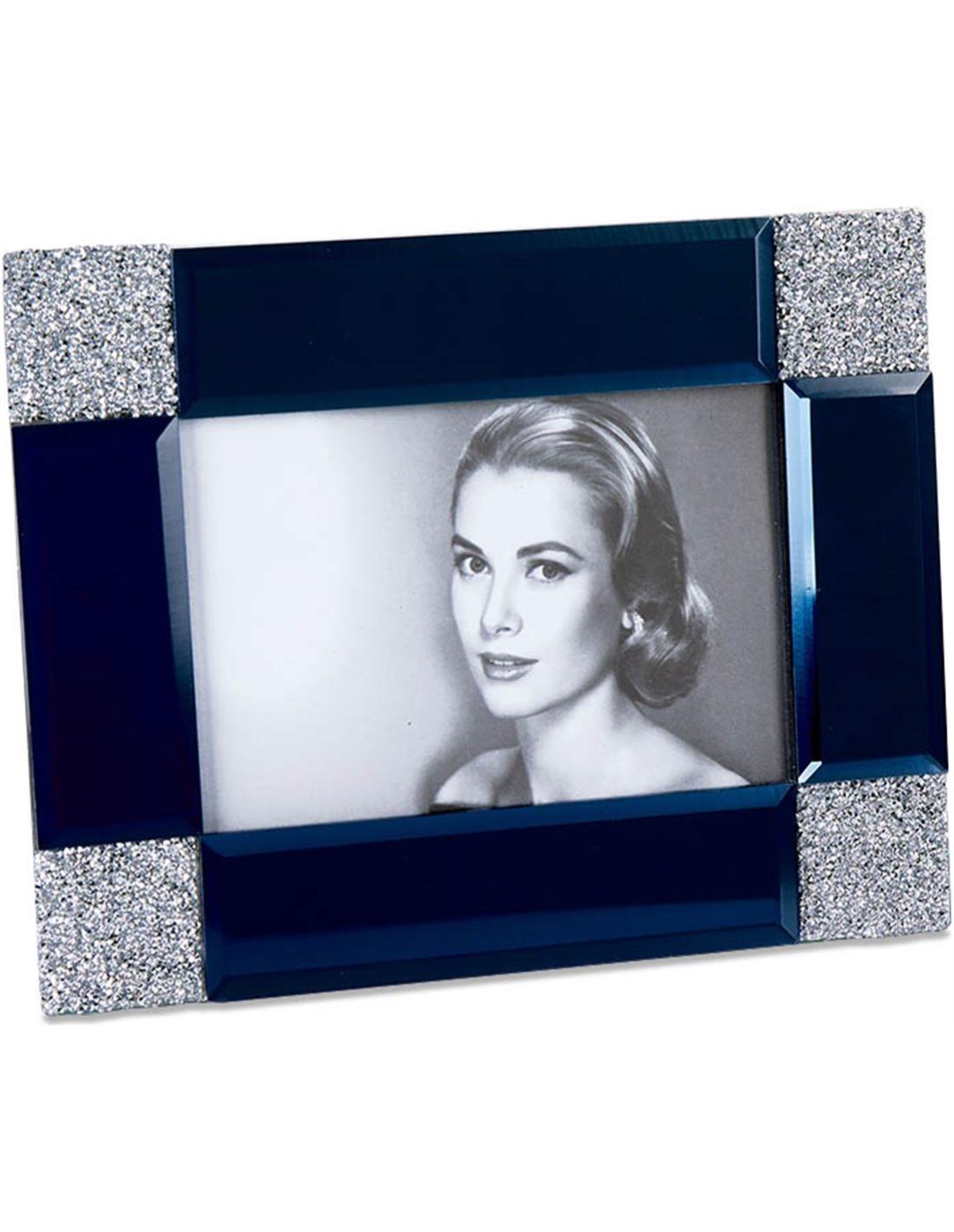 Cornice Portafoto Andiker Quadrata 10x15 Cm – Nero Opaco – Da Tavolo O Parete – Moderna Ed Elegante