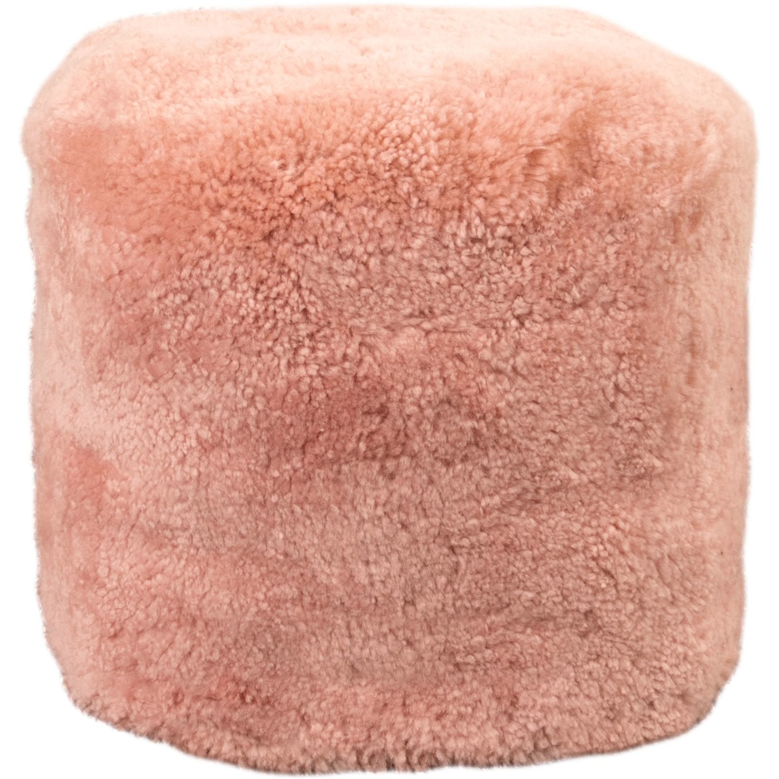 Housse Pouf En Peau De Mouton Poils Courts Leroy Merlin