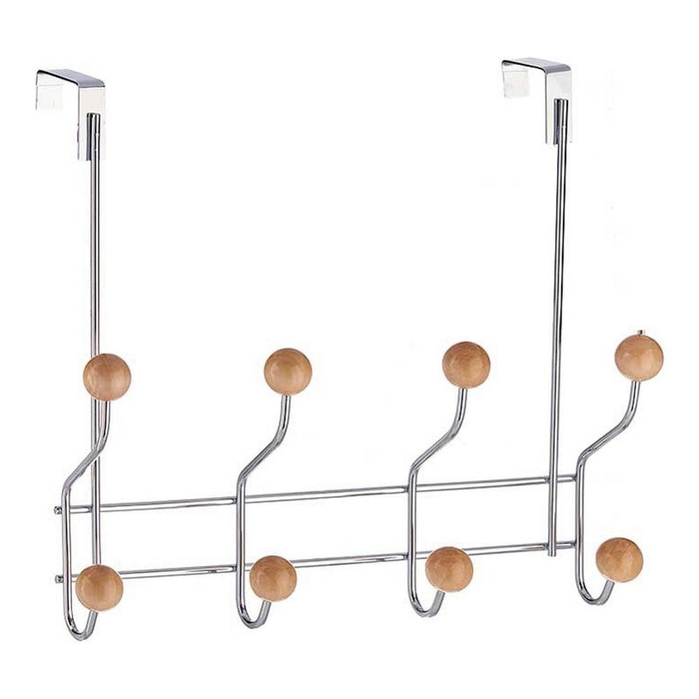 PERCHERO PUERTA 8 POMOS MADERA Leroy Merlin