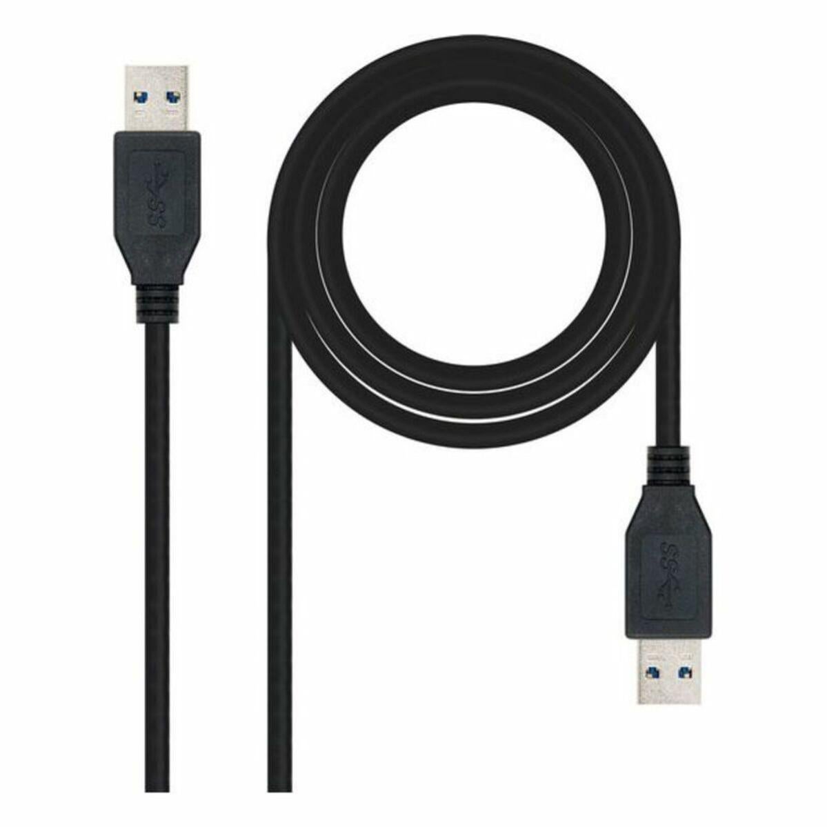 Cavo Nanocable USB 2.0 Da 3m - Tipo USB-C A USB-A, Ricarica 3A E Dati 480Mbps - 4