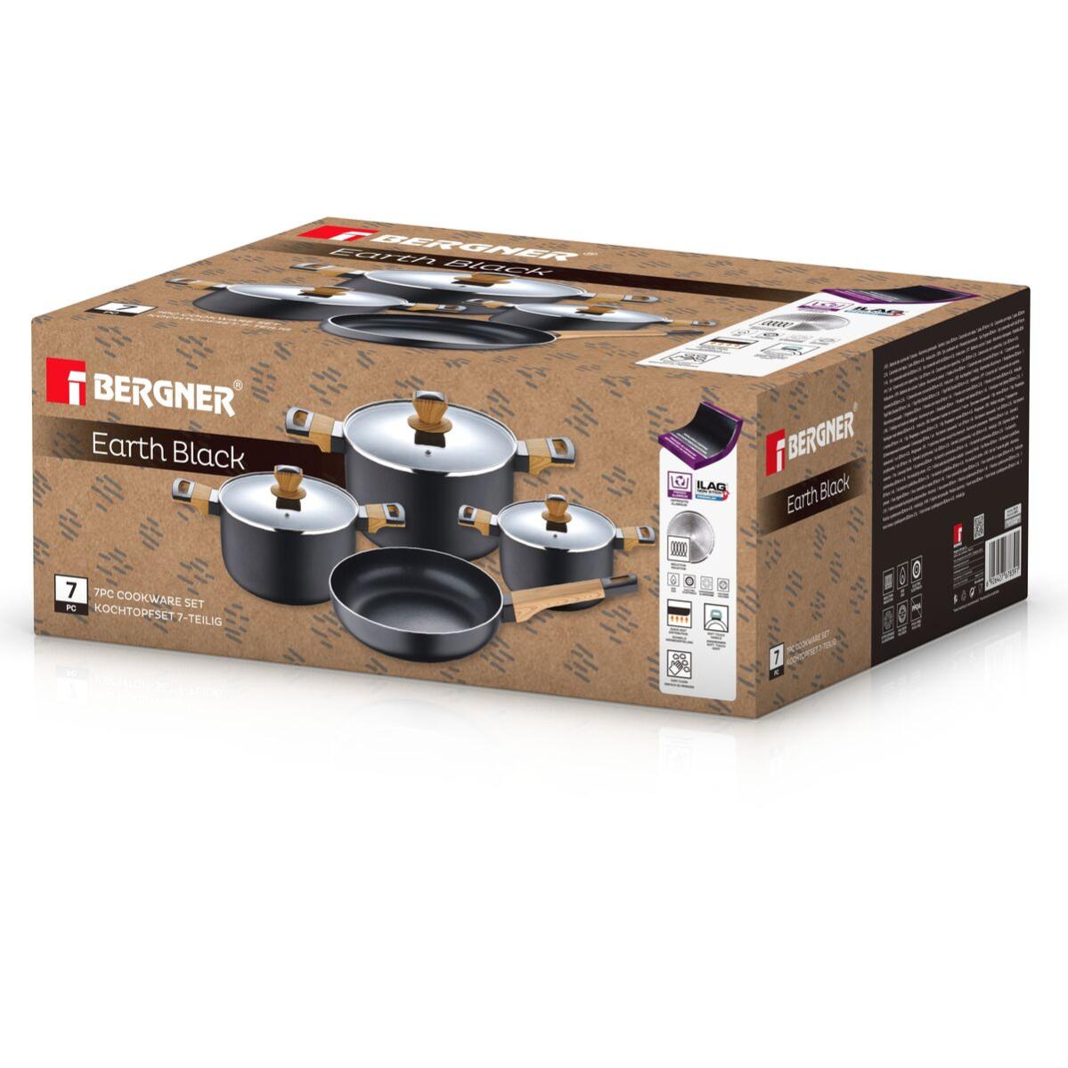 Batterie de Cuisine Bergner EARTH 7 Pièces Leroy Merlin