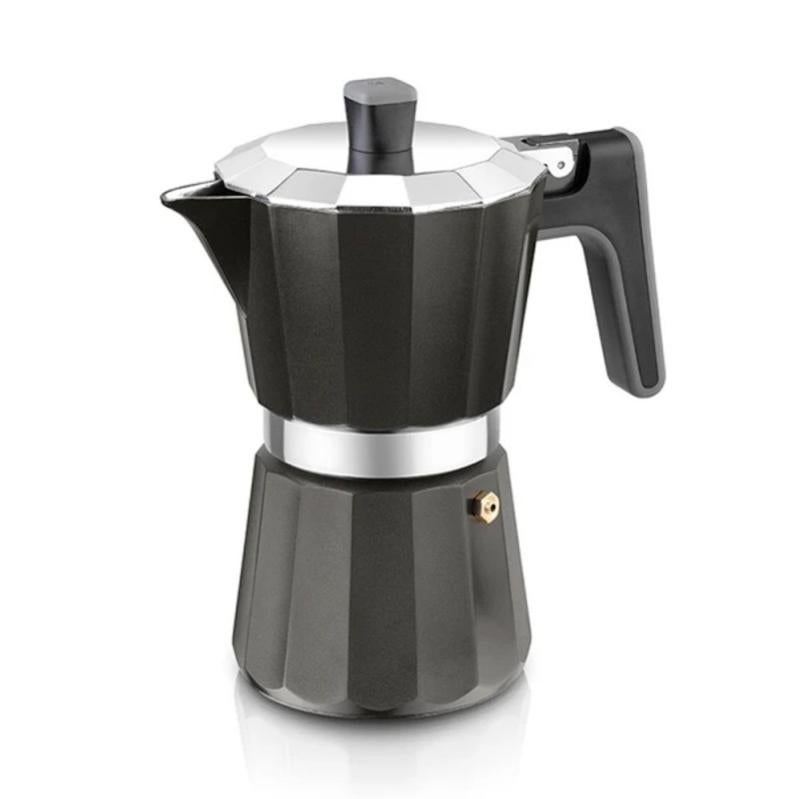 Cafetera Italiana Bra Perfecta Black 6 Tazas