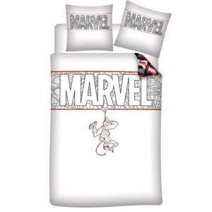 Parure de lit simple - tous les membres Avengers - Marvel - 140 cm x 200 cm  au meilleur prix