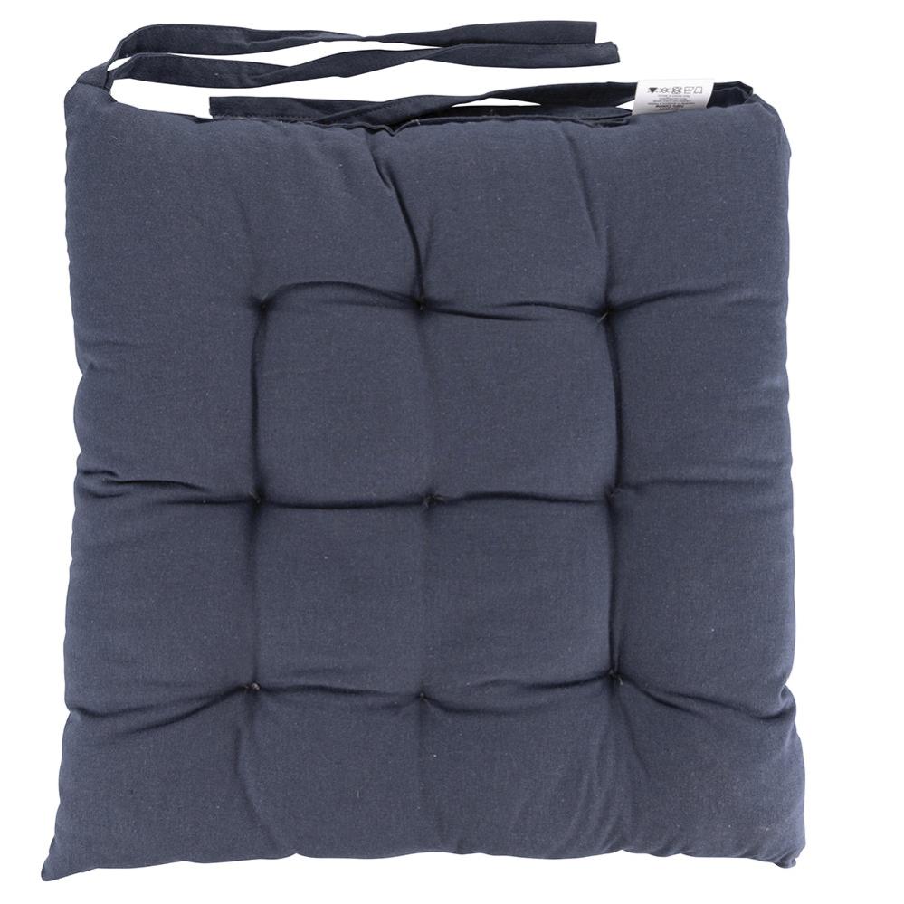 Cuscino Quadrato 40x40 Cm Per Sedia In Cotone Con Laccetti E Imbottitura Morby Darkturquoise 89456198