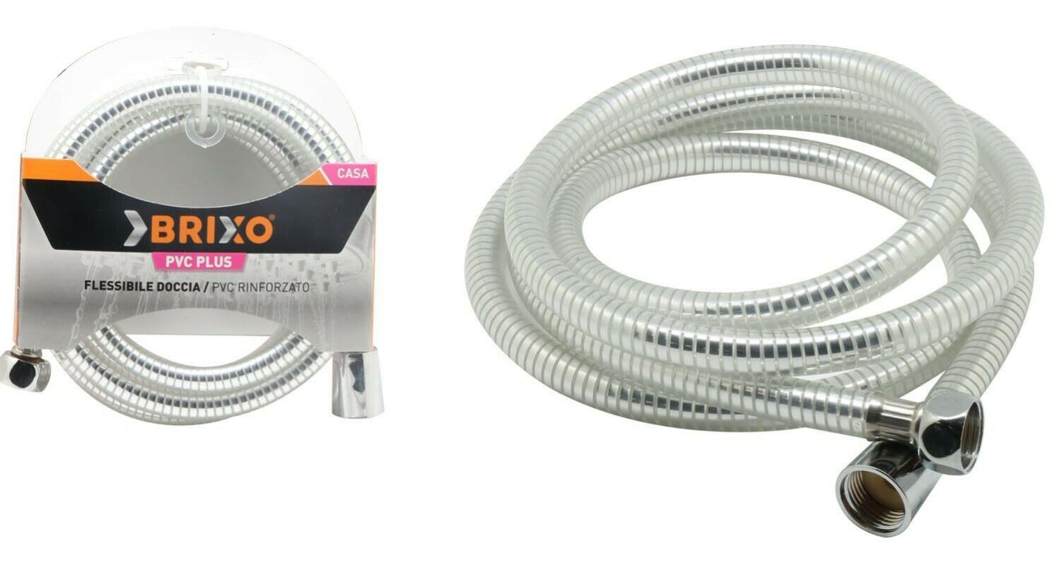 FLESSIBILE DOCCIA DOPPIA AGGRAFFATURA CONICO F 1/2 X F 3/8 Cm 150 Al Miglior Pre - Foto 5