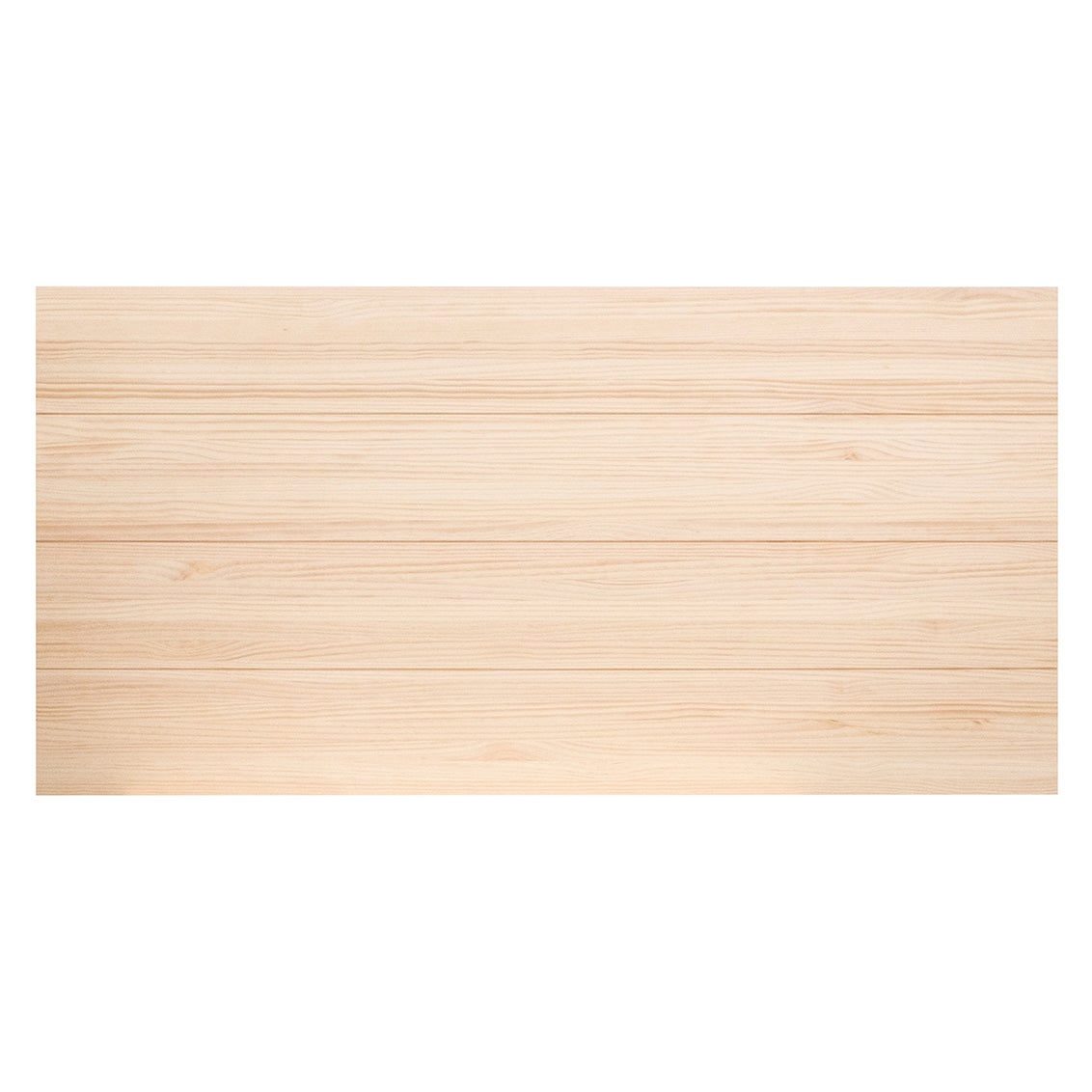 Cabecero de madera maciza en tono natural de 180x80cm