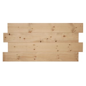 Cabecero de madera maciza en tono envejecido de 180x80cm Flandes i
