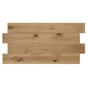 Cabecero de madera maciza en tono medio de 200x80cm Flandes i