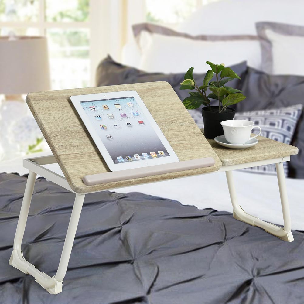 Tavolo da letto pieghevole per laptop, tavoli e cellulari