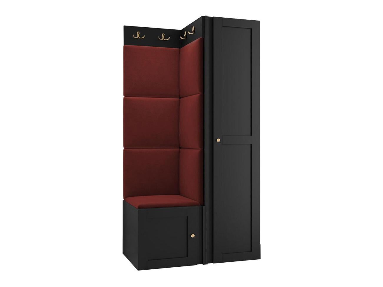 Porta CD In Legno - Rosso, Dimensioni 16x35x17cm, Facile Da Montare, Per Collezionisti