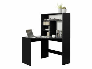 Bureau d'angle design collection KARO coloris noir.