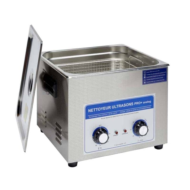 Nettoyeur/bac ultrason 28 L analogique 600 watts vanne vidange  500x300x200mm