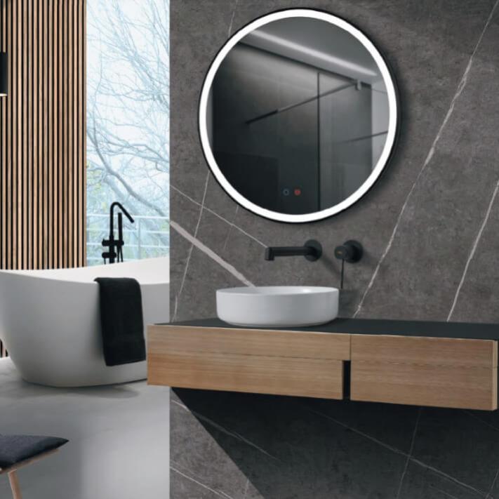 MICE COLLECTION Specchio retroilluminato, specchio da bagno con