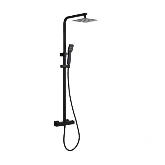 Columna termostática ducha negro mate vigo imex btv013/ng - marca mice / imex