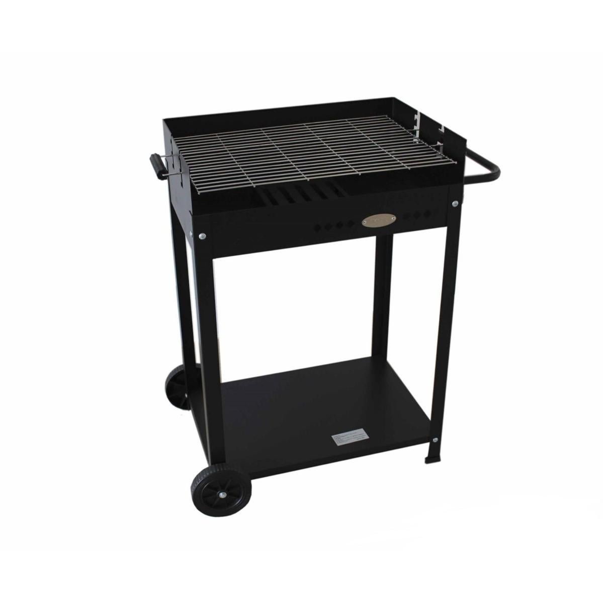 Griglia A Carbone Portatile Feasto Con Manici In Silicone - Area Cottura 800 Cm², Regolabile, Per Campeggio, Picnic E Giardino (Nero, 67x50 Cm) - 5
