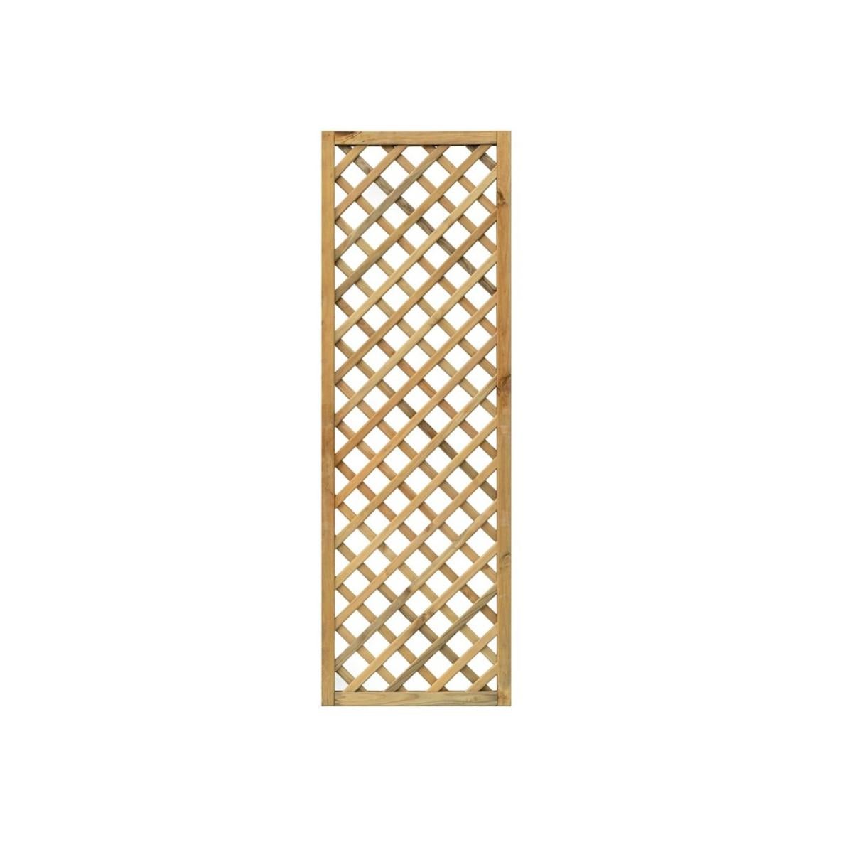 Grigliato Pannello 40x180 H Cm Steccato In Legno Da Terrazzo Giardino 