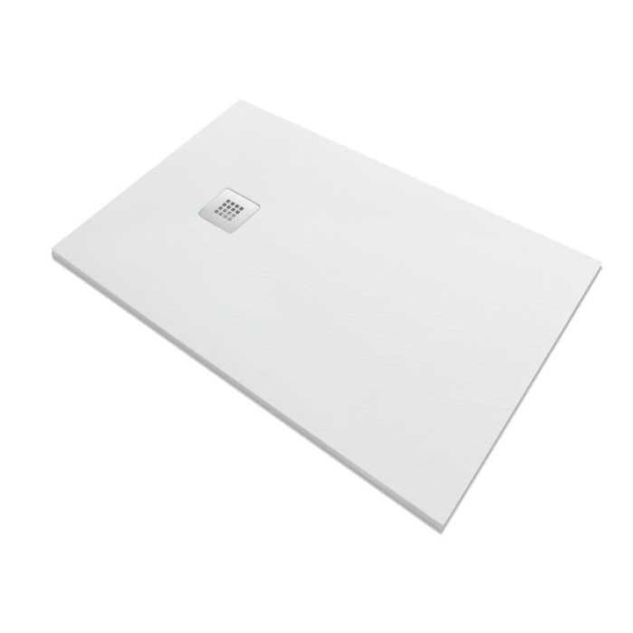 Receveur De Douche Blanc 90x160 Cm - Effet Pierre Ardoise - Bagnosuper - Neuf