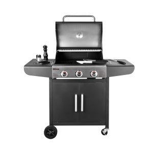 Barbecue a Gas modello Urban portatile a due fuochi con piastra in ghisa