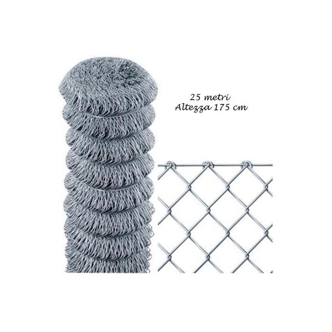 Pellicola Adesiva Per Mobili Cucina 25mt-ROTOLO RETE METALLICA ZINCATA "MAGLIA SCIOLTA"-TIPO PESANTE - H 150 Cm Rete Per Pollaio Anti Faina - Foto 12