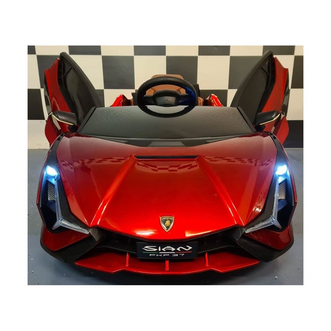 Macchina Elettrica per Bambini a Batteria Lamborghini Sian Rossa