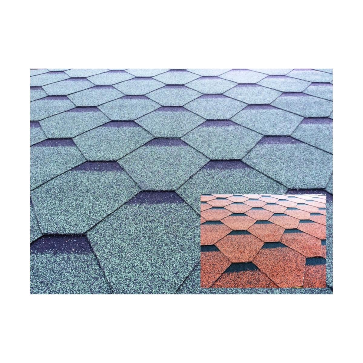 Tegole Canadensi Rosse Bituminose | 2,32 Mq Per Coperture | Isolamento Premium - Foto 12