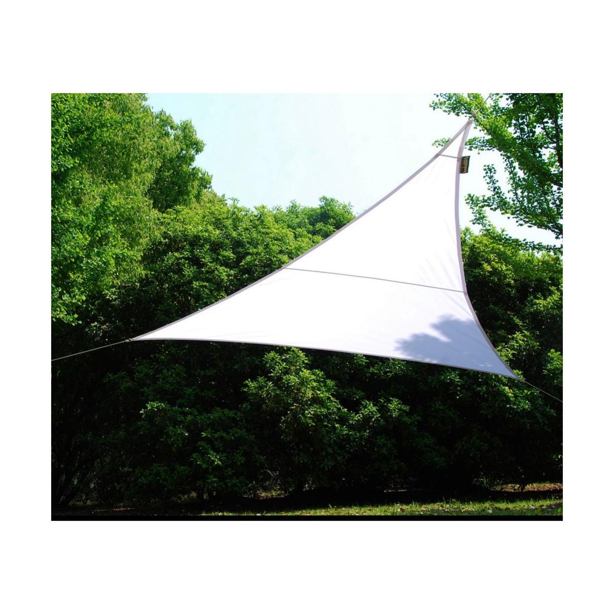 Tenda Velo Sole Triangolare 5x5m BB Sport - Protezione UV 90%, HDPE, Colore Cocco Per Esterni - Foto 7
