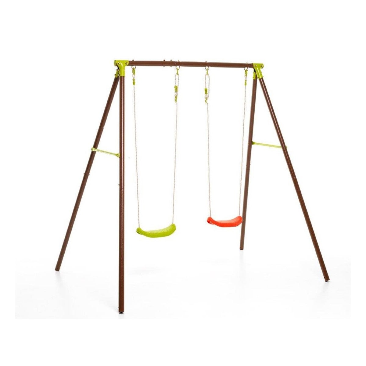 Altalena da giardino per bambini seggiolino 2 posti 212x166XH200 cm