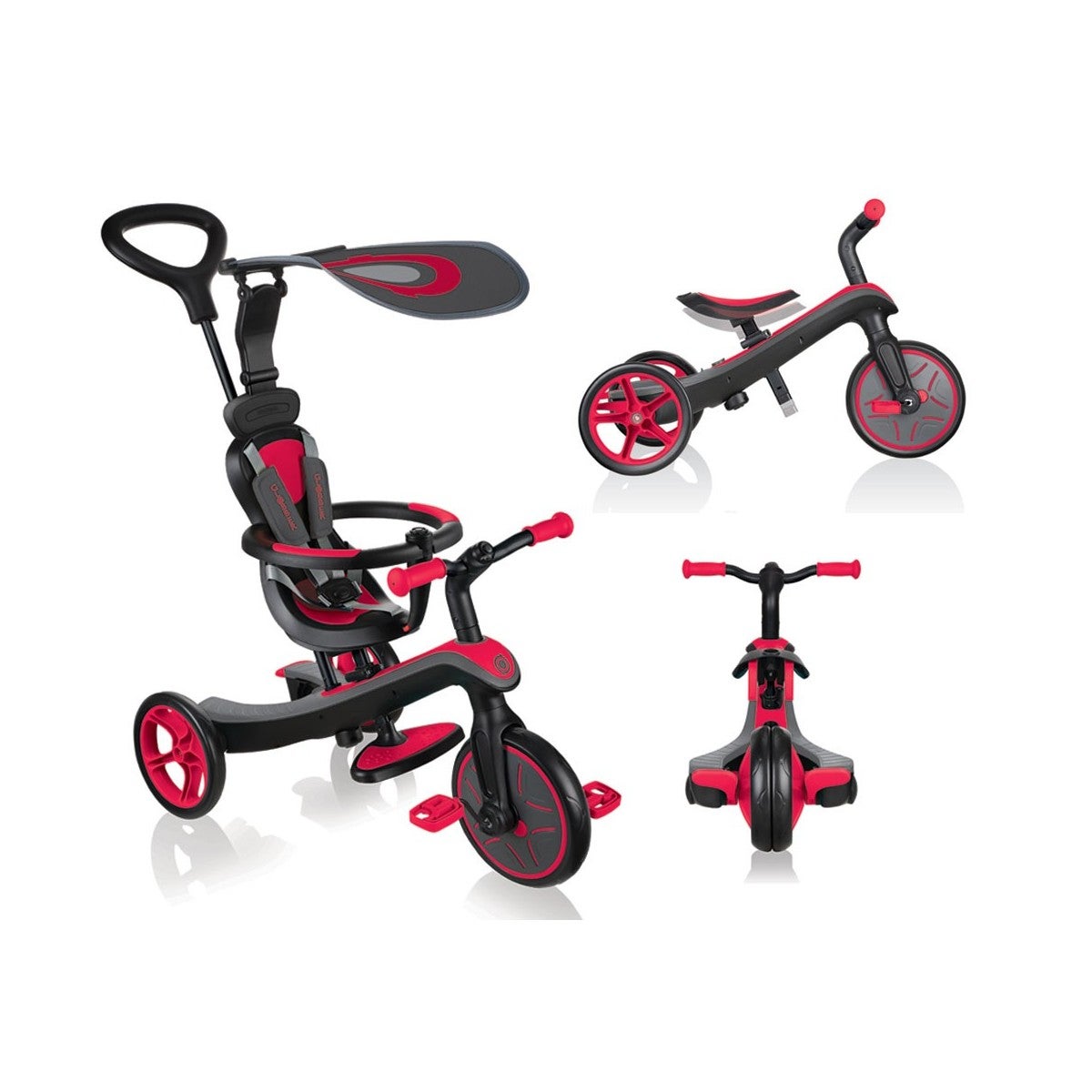 Fascol Bicicletta Senza Pedali, Triciclo Senza Pedali Regolabile In Altezza, Materiale Di Metallo Leggero E Con 4 Ruote, Per Bambini 14 Mesi A 5 Anni (bianca