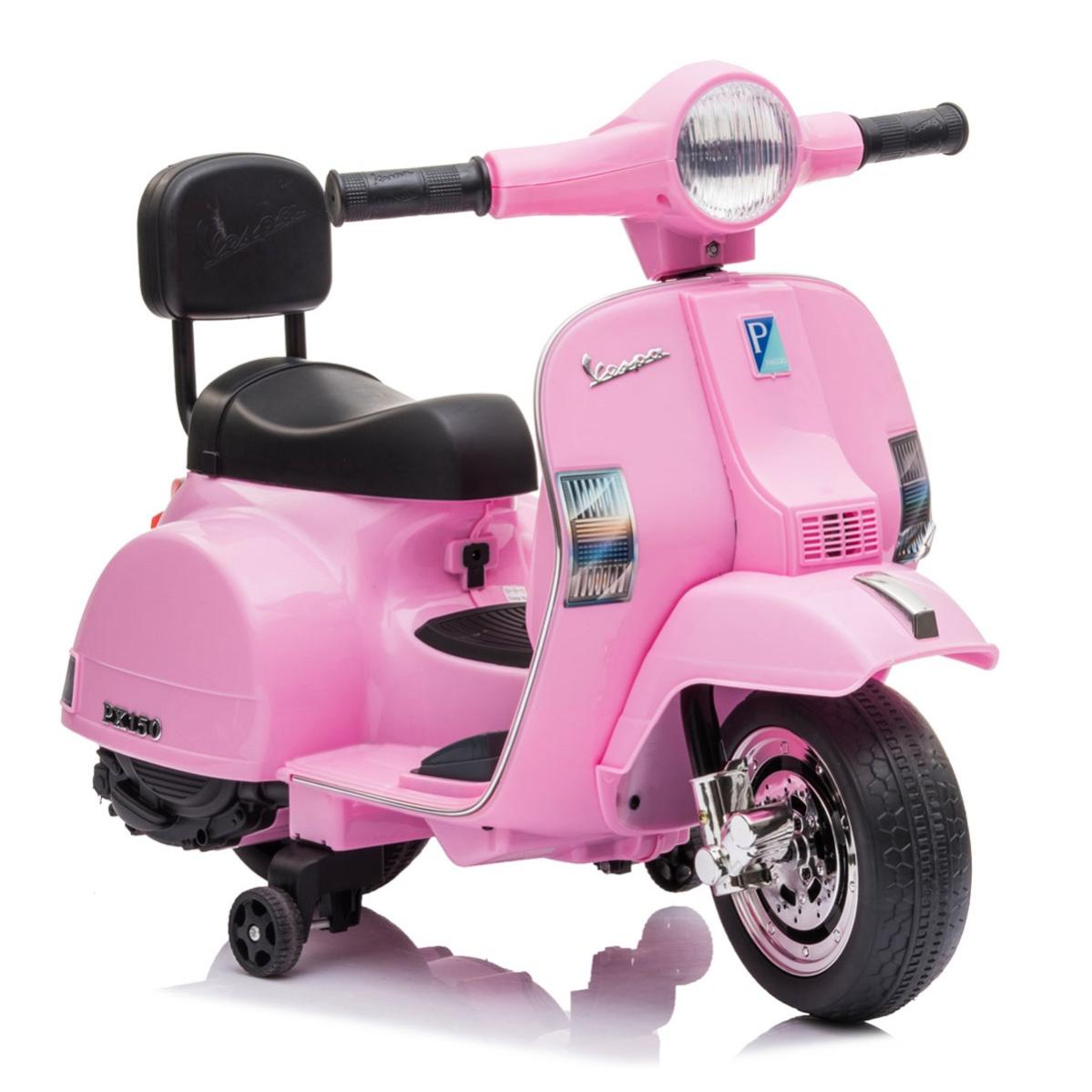 Mini Vespa Piaggio Rosa Elettrica per Bambini Batteria 6 V | Leroy Merlin