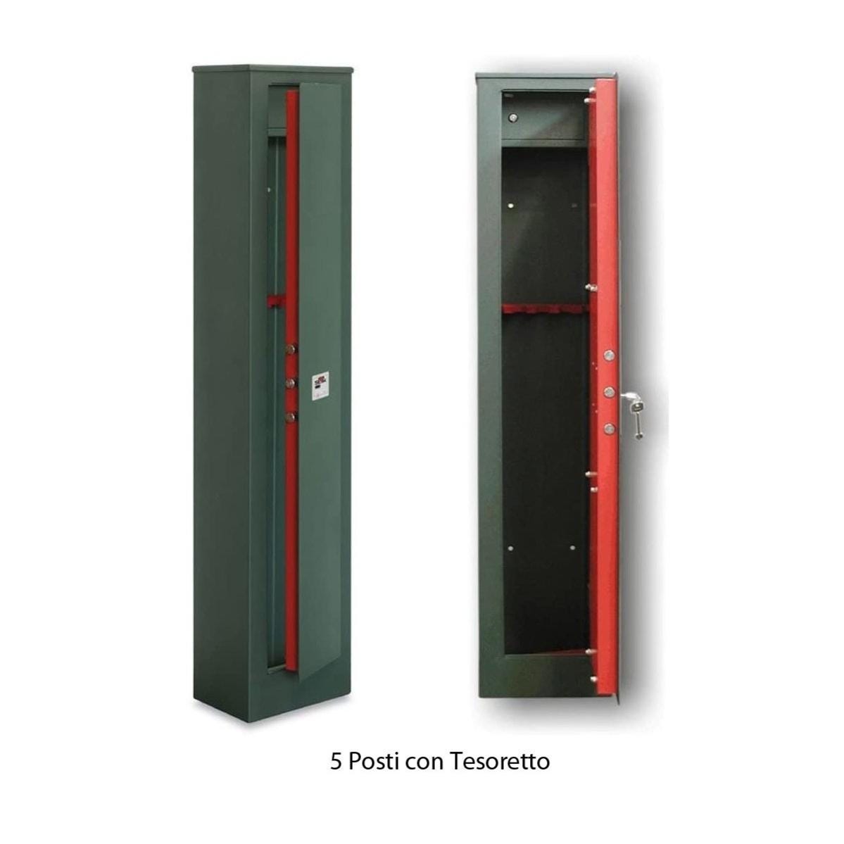 Armadio Porta Fucili 5 Posti Blindato Cassaforte Fuciliera Con armadio-porta-fucili-5-posti-blindato-cassaforte-fuciliera-con