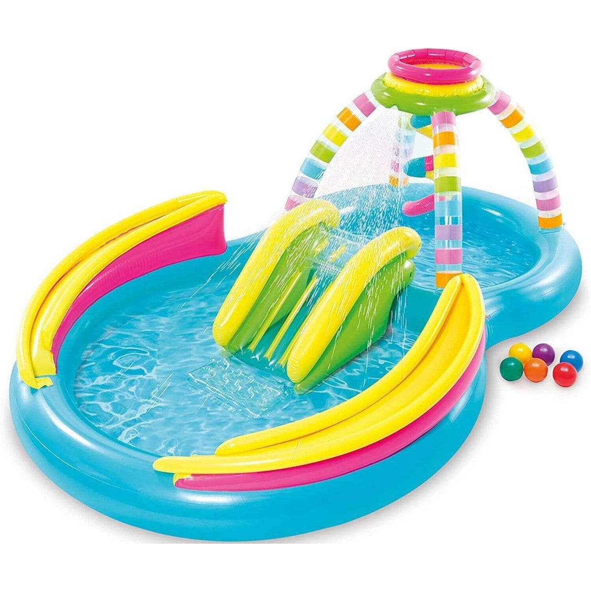 Gioco con palline in piscina colorata per Bimbi 1-5 anni
