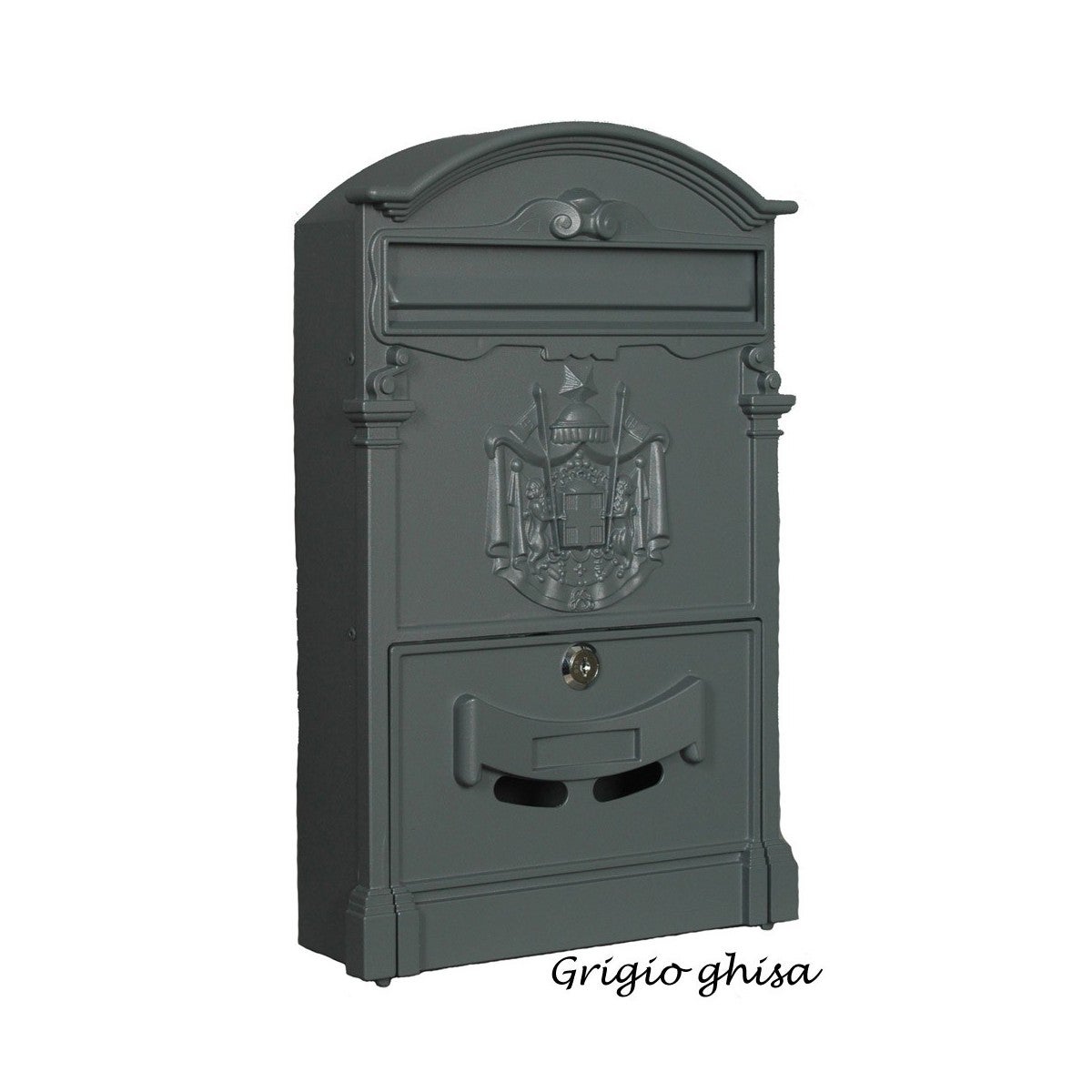 CASSETTA POSTALE PER ESTERNI SERIE VILLA - COLORE GRIGIO GHISA -  Climashopping