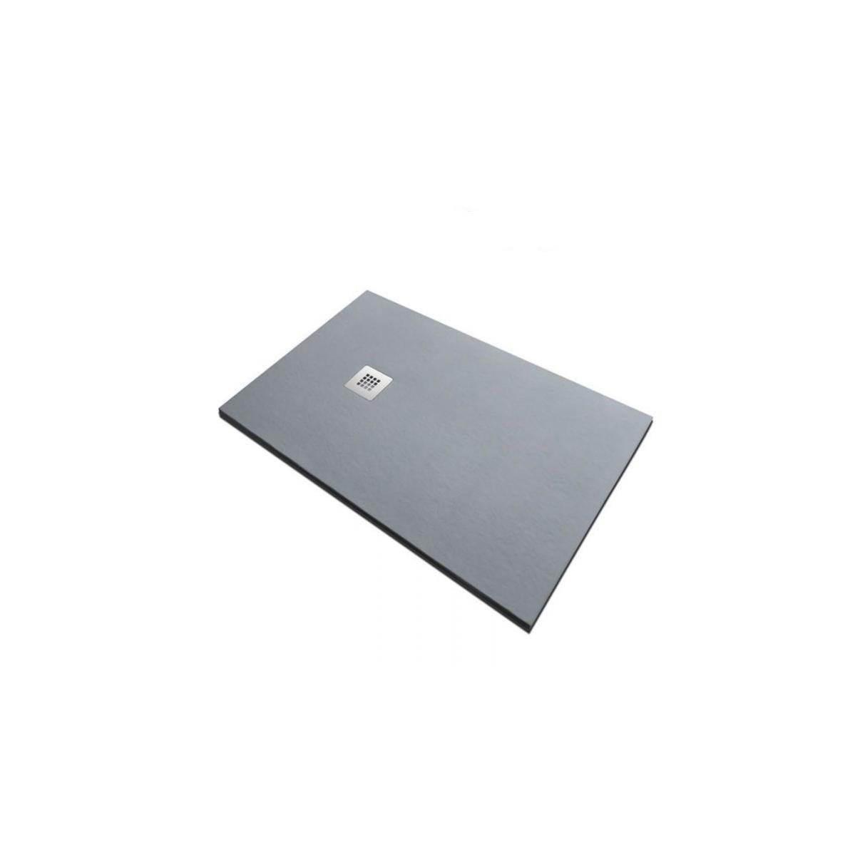 Piatto Doccia In Marmoresina ARDESIA. Tutto In Un Unico Solido Pezzo Effetto Pietra Grigio Scuro 70x100 Ral 7015 85277285