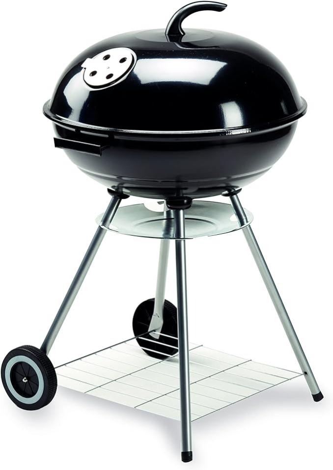 Barbecue Bbq Freetime 45cm In Acciaio Nero Con Ruote – Avilia Home - 7