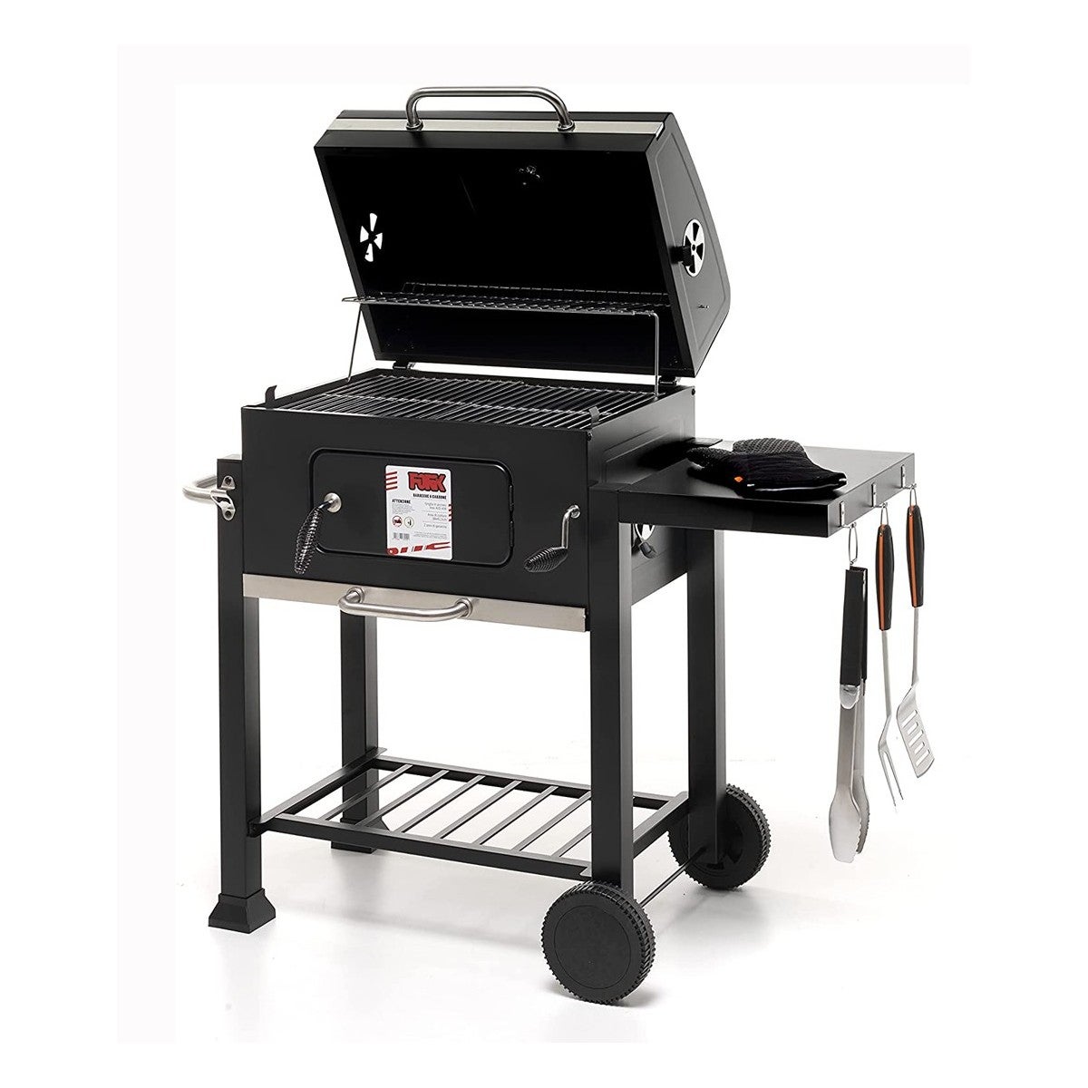 BBQ Barbecue a Carbone Carbonella Griglia in Acciaio Inox da Giardino  Portatile