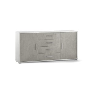 Credenza 3 ante cassetto 120x40cm soggiorno ingresso cucina Rachel