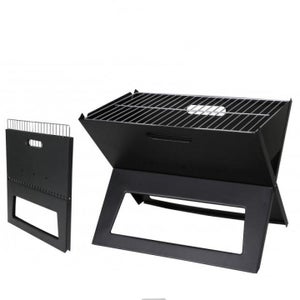MaxxGarden Barbecue portable – Modèle table – Charbon de Bois - 38 x 45 x  26 cm - Noir