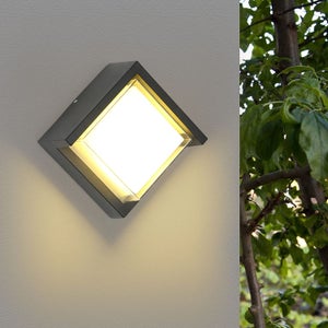 12W Applique Murale Extérieure LED étanche IP66 Lampe Murale Extérieure en  Aluminium Moderne Lumière Extérieur Pour