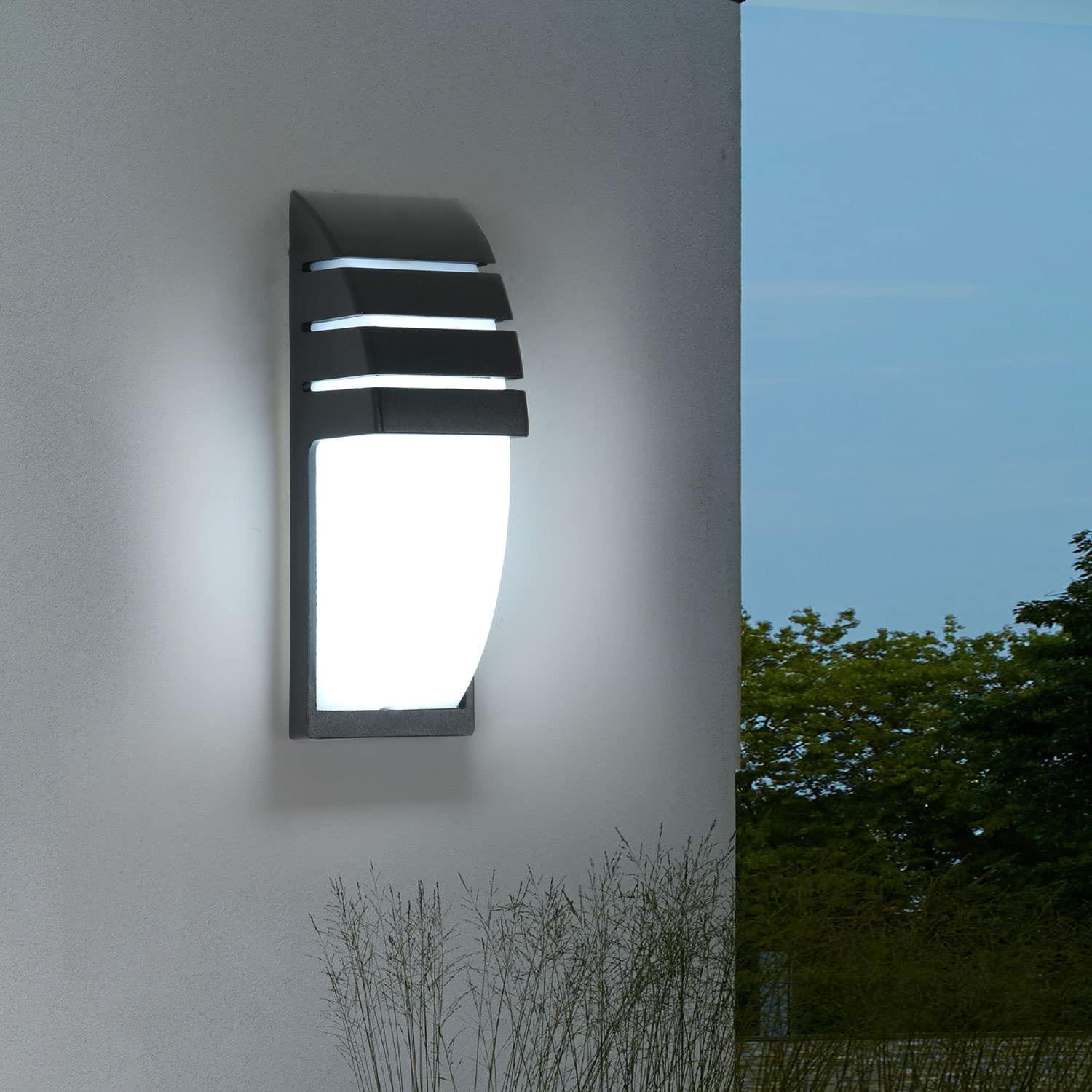 Applique LED Lampe de terrasse Lampe murale Luminaire extérieur Lampe de  balcon