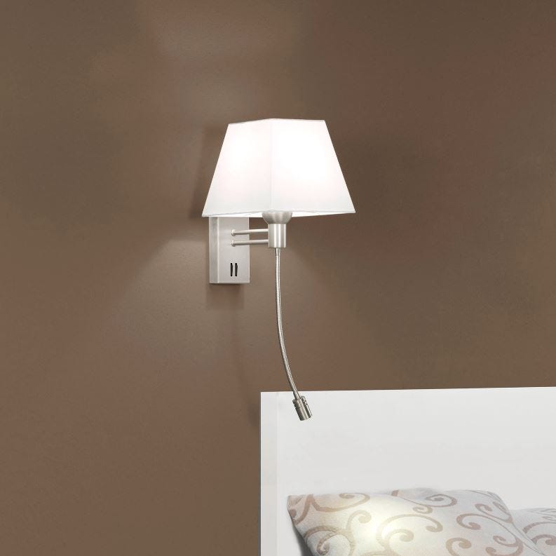 Applique murali LED Moderno Spirale Lampada da Parete Bianco Neutro 4000K  Per camere da letto, soggiorni, corridoi e disimpegni Nero