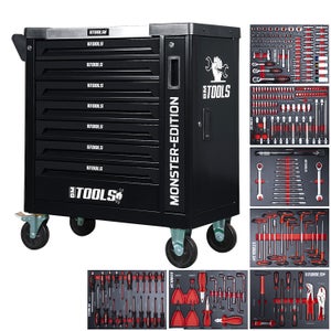 Servante d'atelier complète XL 512 outils MW Tools MWE512G3